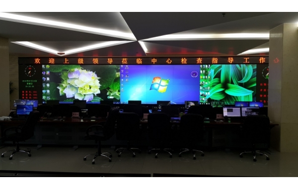 西寧城管DLP大屏幕顯示系統應用